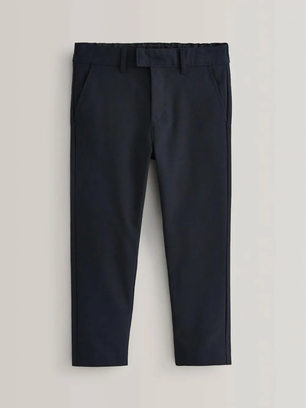 Clearance Next Plus Waist School Formal Stretch Skinny Trousers (3-17yrs) Navy