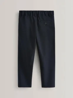 Clearance Next Plus Waist School Formal Stretch Skinny Trousers (3-17yrs) Navy