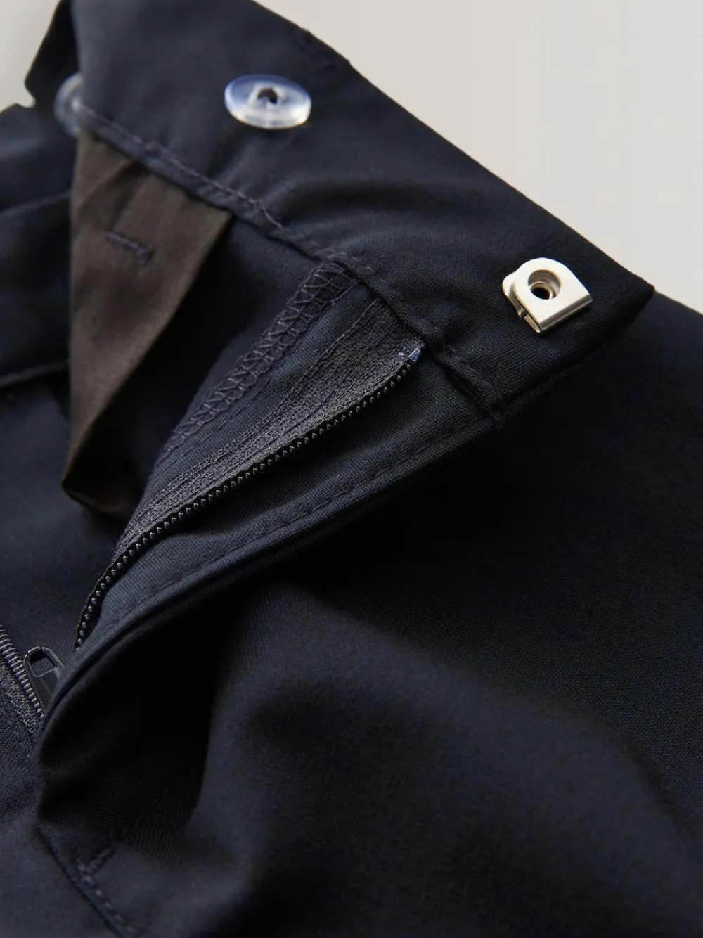 Clearance Next Plus Waist School Formal Stretch Skinny Trousers (3-17yrs) Navy