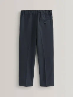 Outlet Next Plus Waist School Pleat Front Trousers (3-17yrs) Navy