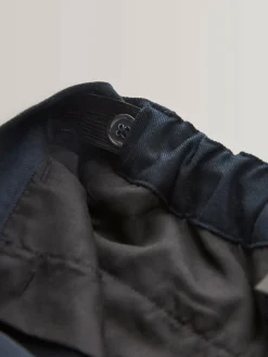 Best Next Plus Waist Straight Leg School Trousers (3-17yrs) Navy