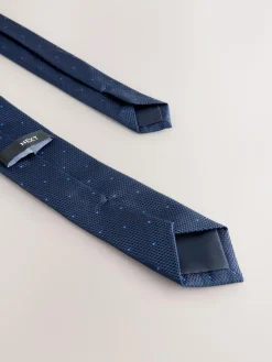 Next Navy Polka Dot Tie (3-16yrs)