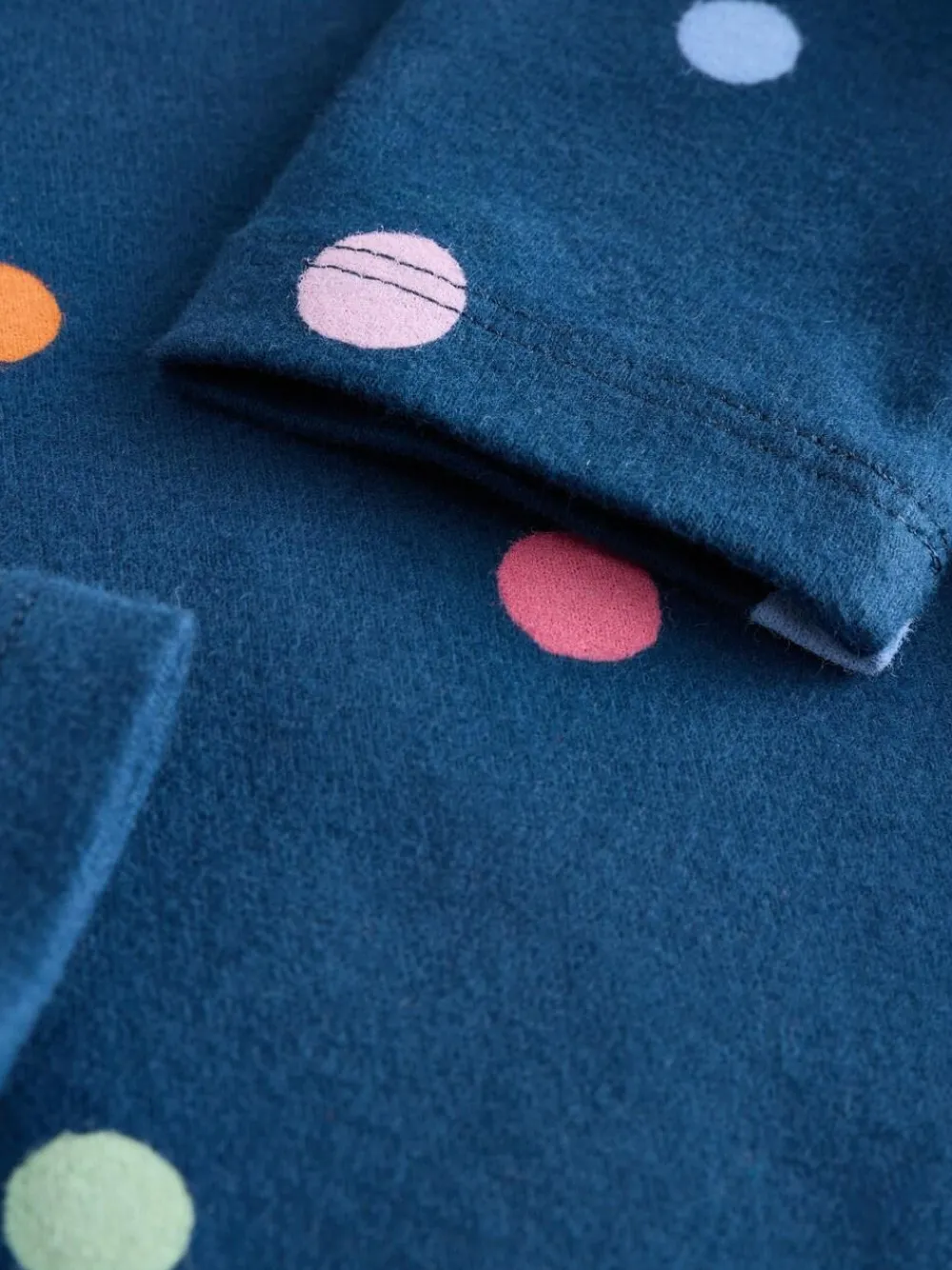 Discount Next Navy Rainbow Spot Long Sleeve Roll Neck Top (3mths-7yrs)