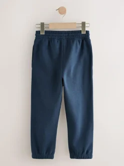 New Next Regular Fit Basic Joggers 5 Pack (3-16yrs) Navy