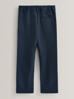 Online Next Regular Leg School Trousers 2 Pack (3-17yrs) Navy