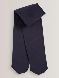 Sale Next Regular Length 2 Pack 40 Denier School Tights Navy