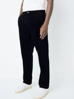 Next Regular Tapered Fit Corduroy Single Pleated Trousers^ Pants & Chinos