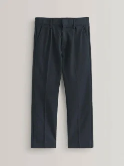 Next Regular Waist School Pleat Front Trousers (3-17yrs)^BOY Pants & Chinos|Tznius Pants
