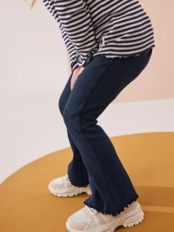 Next Navy Rib Flare Leggings (3mths-7yrs)^ Pants & Leggings|Pants & Leggings