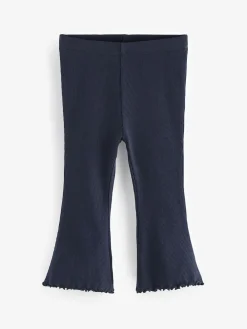 Next Navy Rib Flare Leggings (3mths-7yrs)^ Pants & Leggings|Pants & Leggings