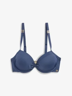 Discount Next Navy Shaping Padded Wired Bikini Top