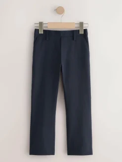 Hot Next Skinny School Formal Stretch Pull On Waist Trousers (3-17yrs) Navy