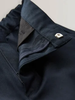 Online Next Slim Waist Straight Leg School Trousers (3-17yrs) Navy