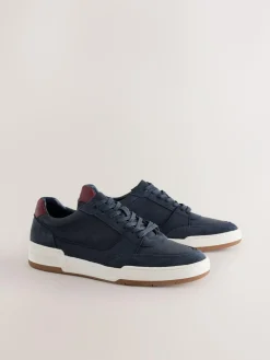 Hot Next Smart Casual Trainers with Suede Trim Navy