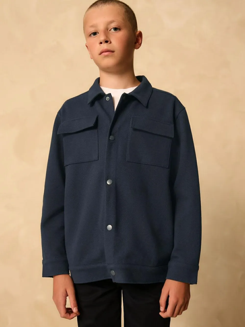 Next Navy Smart Shacket (3-16yrs)