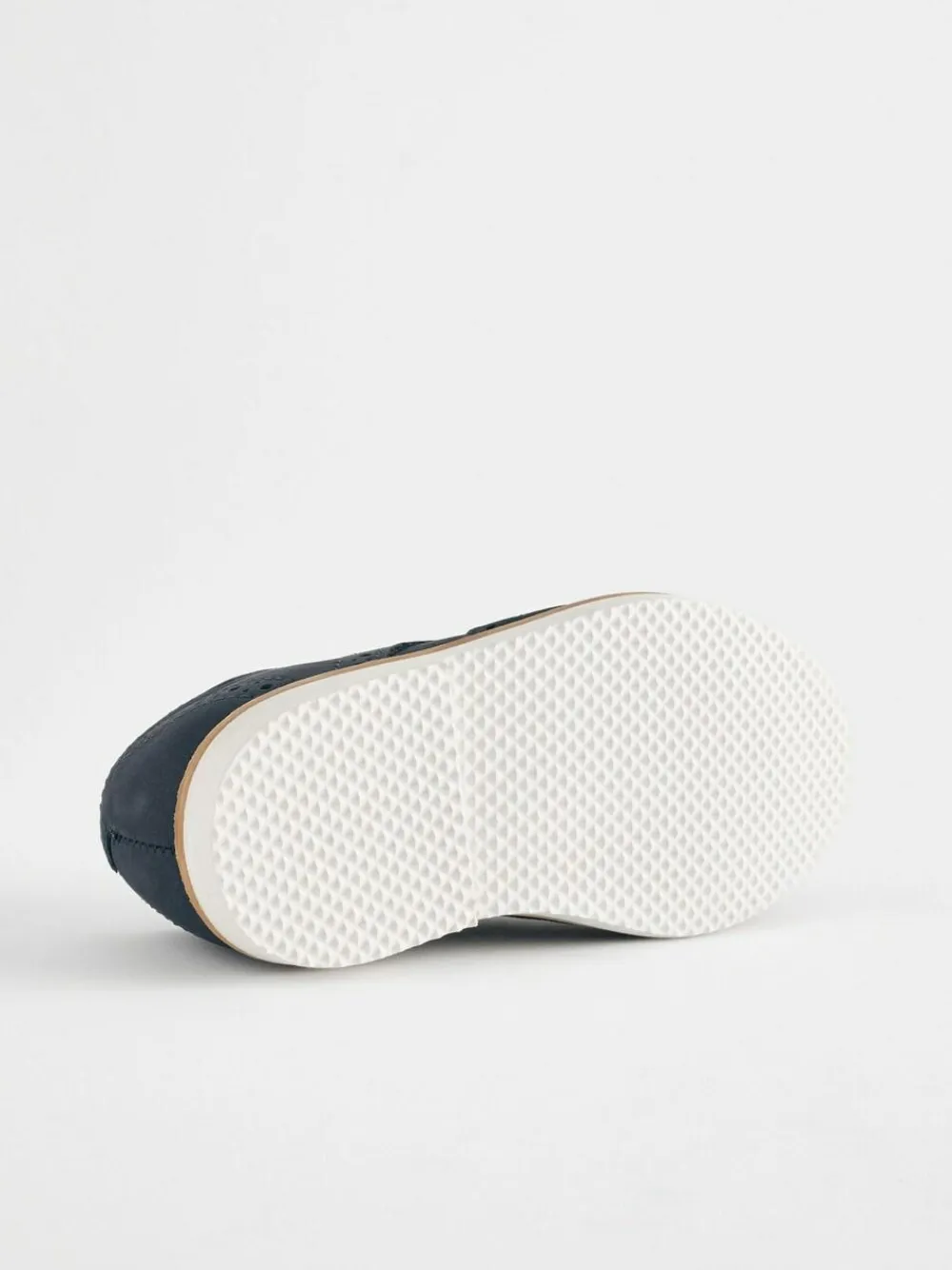 Best Next Standard Fit (F) Smart Leather Brogue Shoes Navy