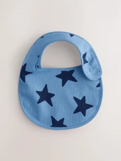 Next Navy Star Baby Bibs 5 Pack^ Bibs|Newborn Accessories