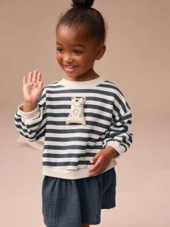 Next Mesh Skirt Sweat Dress (3mths-7yrs)^ Baby Winter Clothing|Knitwear