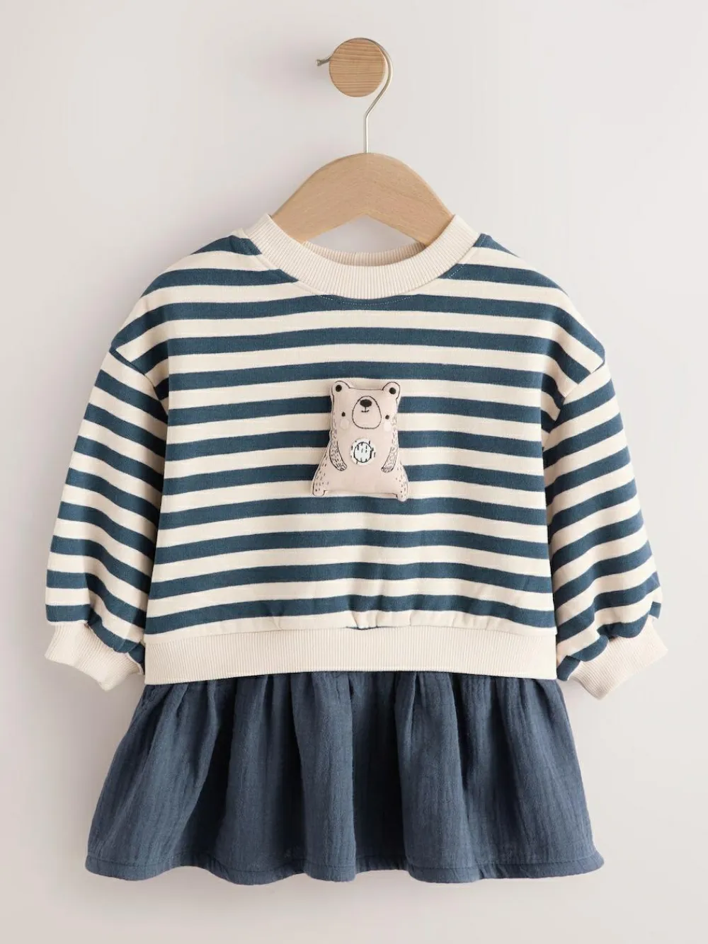 Next Mesh Skirt Sweat Dress (3mths-7yrs)^ Baby Winter Clothing|Knitwear