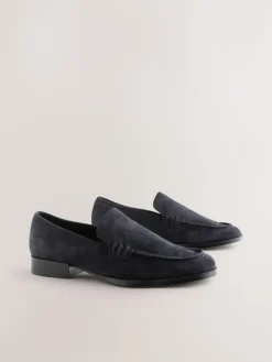 Next Suede Round Toe Clean Loafers^Women Flats