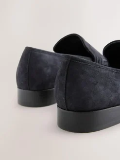 Next Suede Round Toe Clean Loafers^Women Flats