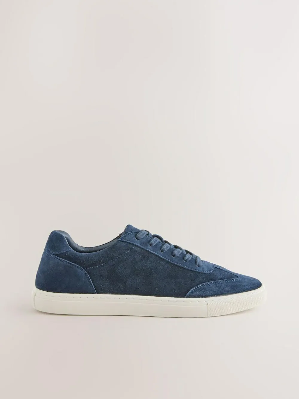 Outlet Next Suede Smart Trainers Navy