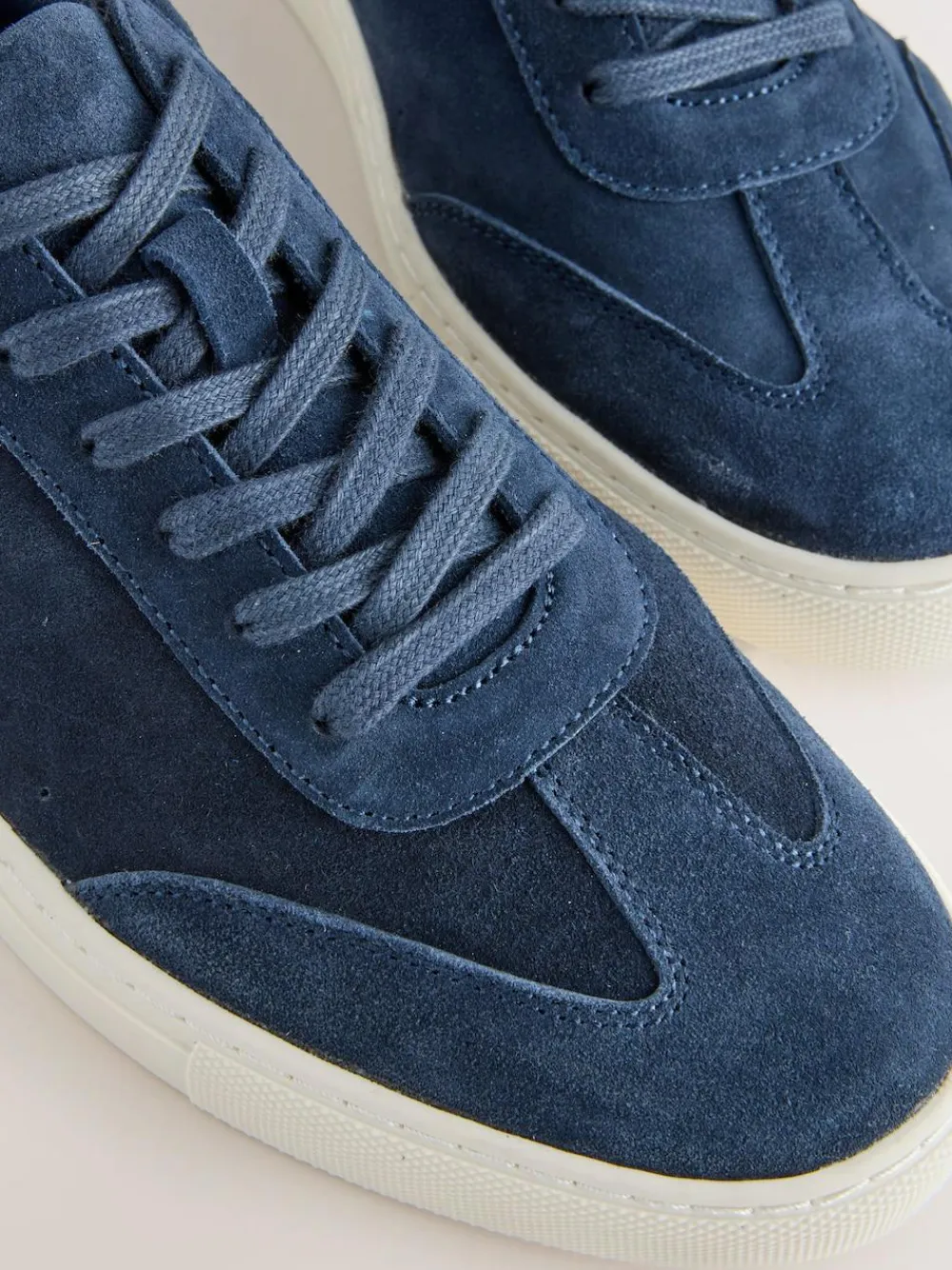 Outlet Next Suede Smart Trainers Navy
