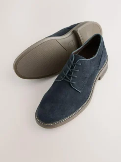 Best Next Suedette Derby Shoes Navy