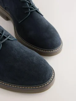 Best Next Suedette Derby Shoes Navy