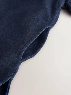 Clearance Next Towelling Poncho (3-16yrs) Navy