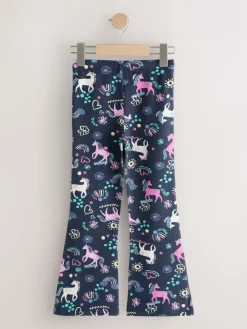 Best Next Navy Unicorn Flare Leggings (3-16yrs)