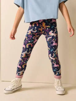 Discount Next Navy Unicorn Leggings (3-16yrs)