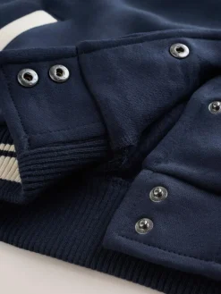 Clearance Next Navy Varsity Embroidered Jacket (3-16yrs)