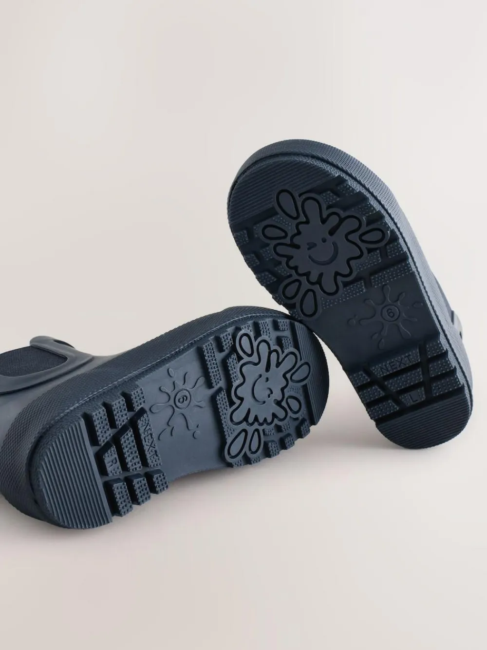 Hot Next Navy Warm Lined Ankle Wellies