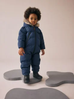 Hot Next Waterproof Padded Snowsuit (3mths-7yrs) Navy
