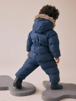 Hot Next Waterproof Padded Snowsuit (3mths-7yrs) Navy