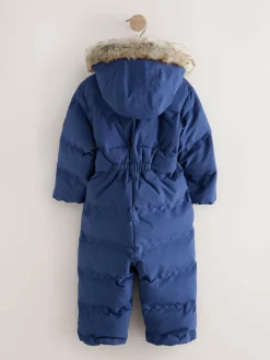 Hot Next Waterproof Padded Snowsuit (3mths-7yrs) Navy