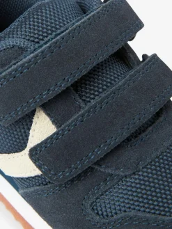 Outlet Next Navy Wide Fit (G) Double Strap Trainers