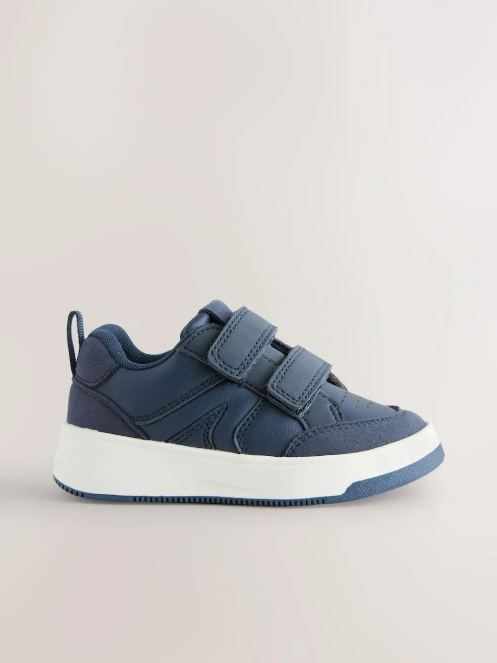 Sale Next Wide Fit (G) Touch Fastening Two Strap Trainers Navy