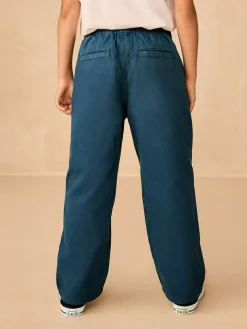 Next Wide Fit Pull On Twill Jeans (3-16yrs)^BOY Jeans|Jeans