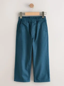 Next Wide Fit Pull On Twill Jeans (3-16yrs)^BOY Jeans|Jeans
