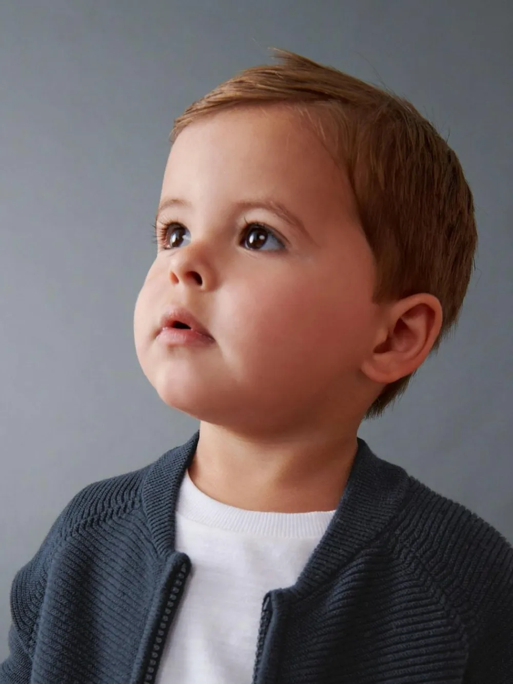 Next Navy Zip Through Cardigan (3mths-7yrs)^BOY Baby Winter Clothing|Cosy Club