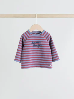 Next Navy/Brown Bear Tops and Leggings 6 Piece Baby Set (0mths-3yrs)^BOY Cosy Club|Baby Winter Clothing