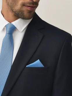 Hot Next Textured Ties 2 Pack Navy/Burgundy Red