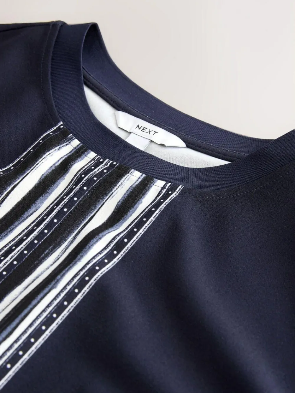 Next Short Sleeve Keyhole Crew Neck Top^Women Blouses & Shirts