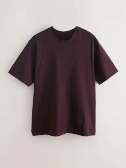 Clearance Next Navy/Green/Burgundy Red/Yellow/Slate/Blue Regular Fit Essential Cotton T-Shirts 6 Pack