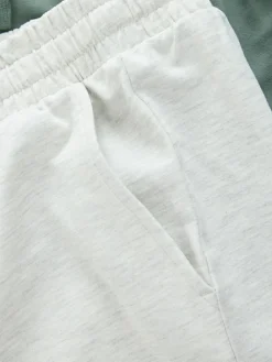 Clearance Next Loopback Soft Touch Shorts 3 Pack Navy/Green/Ice Grey