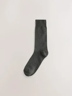 Next Navy/Grey Marl Embroidered Lasting Fresh Socks 10 Pack^ Nightwear|Socks