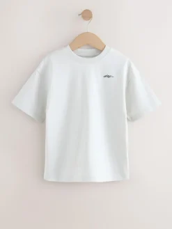 Next Short Sleeve Logo Chest Graphic T-Shirts 4 Pack (3-16yrs)^BOY Tops|T-Shirts