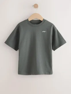 Next Short Sleeve Logo Chest Graphic T-Shirts 4 Pack (3-16yrs)^BOY Tops|T-Shirts